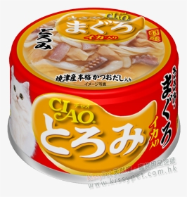Inaba Ciao Canned Cat Food - Ciao Кальмар С Филе Курицы И Мраморным Тунцом, HD Png Download, Transparent PNG