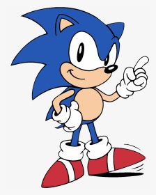 Sonic - Nice Image - Sonic The Hedgehog Basic, HD Png Download, Transparent PNG