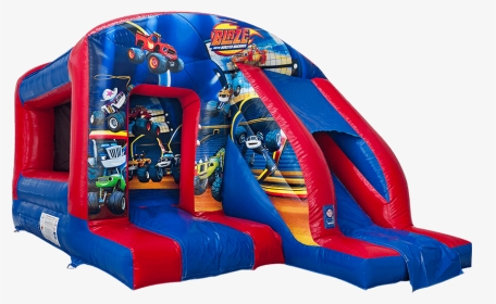 Box Jump ‘n’ Slide Combi Blaze And The Monster Machines - Inflatable, HD Png Download, Transparent PNG