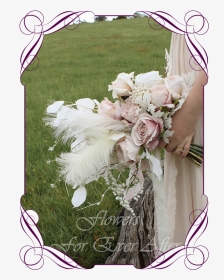 A Gorgeous Silk Artificial Boho Whimsical Romantic - Flower Bouquet, HD Png Download, Transparent PNG