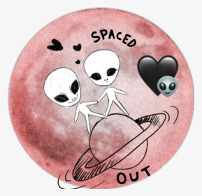 #aliens #space #cool - Cartoon, HD Png Download, Transparent PNG