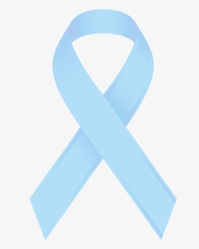Prostate Cancer Ribbon Images - Blue Ribbon Black Background, HD Png Download, Transparent PNG