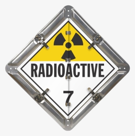 Class 7 Radioactive Placard, HD Png Download, Transparent PNG