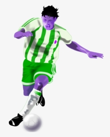 Futbolista Soccer Player - Animated Football Player Png, Transparent Png, Transparent PNG