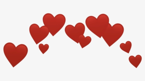 #red #heart #hearts #heartcrown #heartcrowns #crown - Transparent Blue Heart Emoji, HD Png Download, Transparent PNG