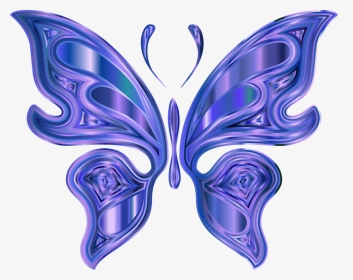 Butterfly,electric Blue,symmetry - Mariposa Prisma, HD Png Download, Transparent PNG