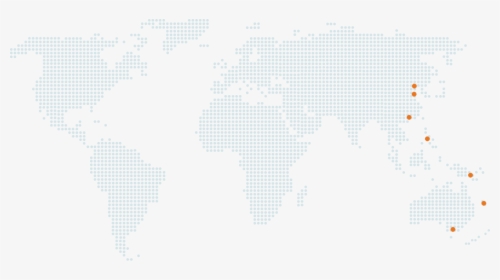 World Map Dots - World Map Transparent Dot, HD Png Download, Transparent PNG