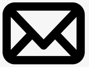 Email Icon Black And White , Png Download - Mail Icon Black And White, Transparent Png, Transparent PNG
