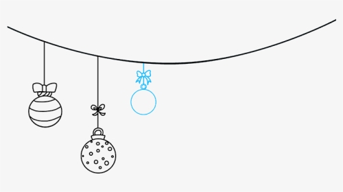 How To Draw Christmas Ornaments - Draw Christmas Ornaments, HD Png Download, Transparent PNG