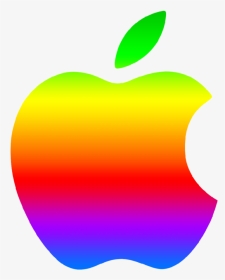 Colored Apple Logo By - Apple Logo Colored Png, Transparent Png, Transparent PNG