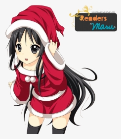 Anime Girl Christmas Render, HD Png Download, Transparent PNG