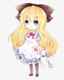Alice In Wonderland Anime Drawing, HD Png Download, Transparent PNG
