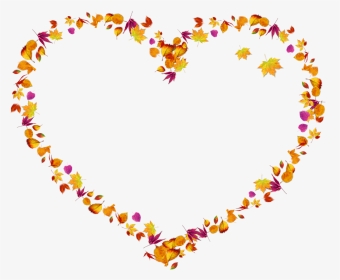 #autumn #september#heart #frame #pictureframe #helloseptember - Floral Design, HD Png Download, Transparent PNG