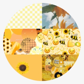 ⚫️〰️⚫️  #yellow #background #aesthetics #aesthetic - Aesthetic Yellow Backgrounds, HD Png Download, Transparent PNG