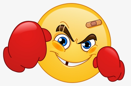 Boxer Emoji 7 Decal - Smiley Fight, HD Png Download, Transparent PNG