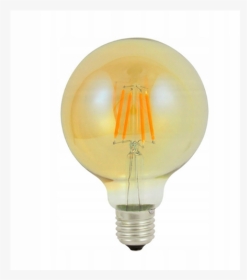 Żarówka Led E27 4w G95 Filament Retro Edison Amber - Incandescent Light Bulb, HD Png Download, Transparent PNG