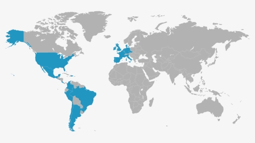 Flat Png World Map, Transparent Png, Transparent PNG