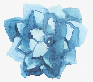 Blue Watercolor Flowers Png Free, Transparent Png, Transparent PNG