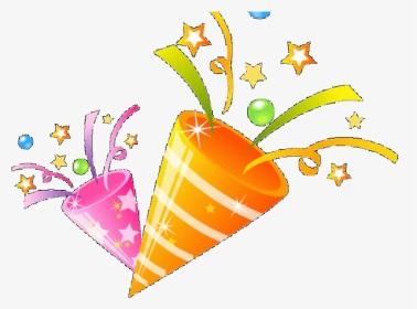 Party Poppers Transparent Background, HD Png Download, Transparent PNG