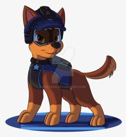 Paw Patrol Chase Clipart Picture Black And White Library - Paw Patrol Gif Chase, HD Png Download, Transparent PNG