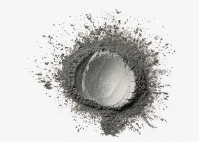 Powder - Silver Grey - Metallic Paint - Water Based - Close-up, HD Png Download, Transparent PNG