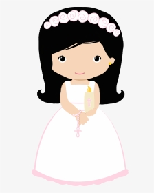 First Communion Girl Png, Transparent Png, Transparent PNG