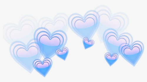 #hearts #corazones #blue #rainbow #azul #arcoiris #colores - Blue Heart Emoji Transparent, HD Png Download, Transparent PNG