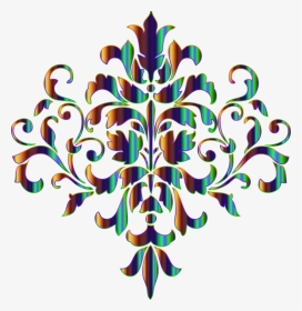 Petal,visual Arts,flower - Damask Pattern Png, Transparent Png, Transparent PNG