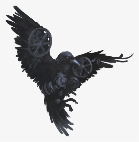 Clockwork Raven Tattoo, HD Png Download, Transparent PNG