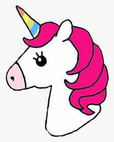 #unicorn #unicornio #emoji #emoticono #emojiunicornio - Transparent Unicorn Cartoon Png, Png Download, Transparent PNG