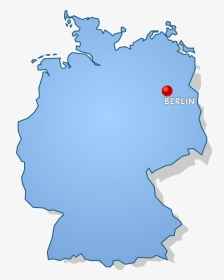 Germany, Img Big - Map Of Germany With Capital, HD Png Download, Transparent PNG