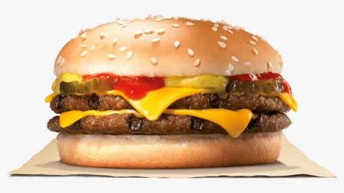 Burger King Double Cheeseburger Meal, HD Png Download, Transparent PNG