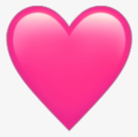 #pink #pinkheartemoji #pinkheart #pinkemoji #ios #emoji - Heart, HD Png Download, Transparent PNG