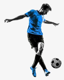 Brazilian Soccer Football Player Young Man Silhouette, HD Png Download, Transparent PNG