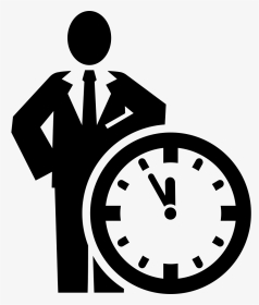 Sidebar Search Icon - Time Black And White Clipart, HD Png Download, Transparent PNG