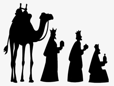 Nativity Silhouette Wise Men, HD Png Download, Transparent PNG