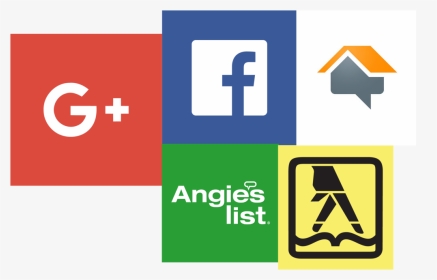Pulsem Integrated Social Media Icons - Google And Facebook, HD Png Download, Transparent PNG