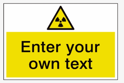 Radioactive Material Custom Safety Sticker - Construction Site Hazard Signs, HD Png Download, Transparent PNG