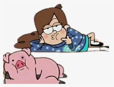 Gravity Falls Mabel Y Pato Clipart , Png Download - Mabel Stickers, Transparent Png, Transparent PNG