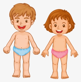 Chest Clipart Child - Kids Body Clipart, HD Png Download, Transparent PNG