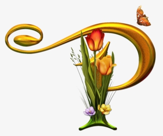 Floral Design Letter, HD Png Download, Transparent PNG