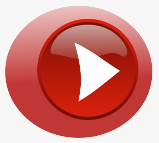 Red Youtube Play Button Png For Kids - Portable Network Graphics, Transparent Png, Transparent PNG