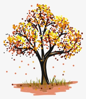 Yaprak Döken Ağaç Çizimi, HD Png Download, Transparent PNG