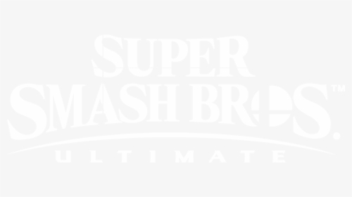 Super Smash Bros Ultimate Logo White Transparent, HD Png Download, Transparent PNG