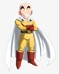 Com Cartoon Fictional Character Illustration Anime - Krillin One Punch Man, HD Png Download, Transparent PNG