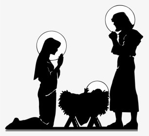 Nativity Silhouette Clip Art, HD Png Download, Transparent PNG
