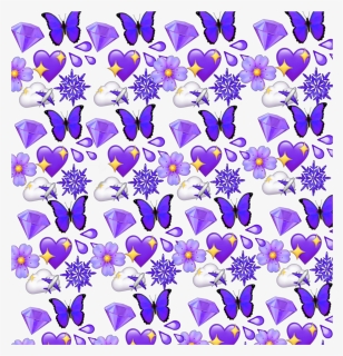 #purpleheart #purple #purpleflower #iphoneemoji #crown - Itsfunneh, HD Png Download, Transparent PNG