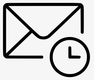 Time Date History Remove Mail Email Envelope Message - Email Download Icon, HD Png Download, Transparent PNG