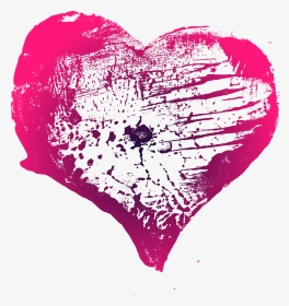 Grunge Heart 1 - Heart, HD Png Download, Transparent PNG