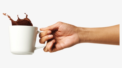 Hand And Coffee Png, Transparent Png, Transparent PNG